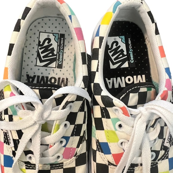 VANs x MoMa Comfy Cush Era Multi Checkered Men’s 4.5 Women’s 6 - Picture 7 of 10